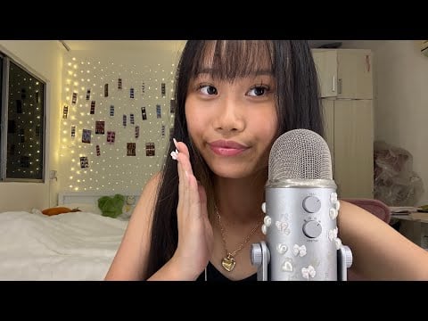 ASMR guess the silent word 🌙ྀི˚.༘⋆ (semi-inaudible, mouthing words)