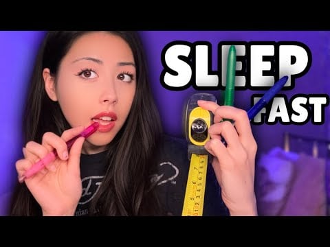 ASMR Sketching, Measuring & Mapping You to Sleep 💤 Relaxing Personal Attention