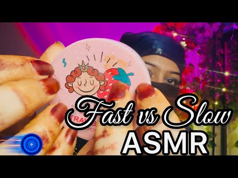 Fast ⚡️vs  Slow🐢  ASMR ✨ #layeredasmr 