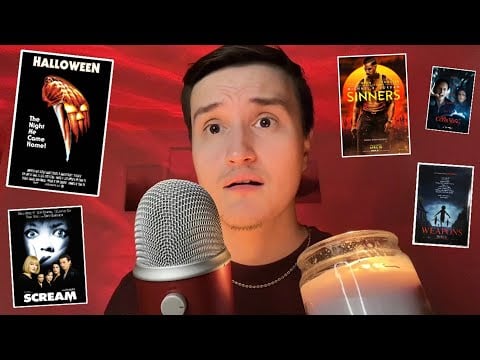 [ASMR] Halloween Movie Whisper Ramble 🎃💀(Letterboxd)