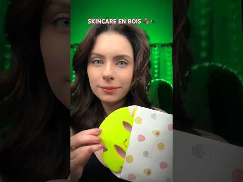 ASMR SKINCARE EN BOIS 🌲🪵 #asmr #shorts #skincare #kidstoys
