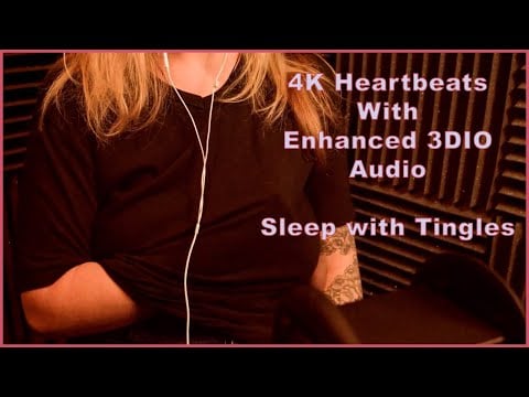 4K Binaural Heartbeat ASMR – Instant Sleep & Deep Tingles (Enhanced Audio) 😴💓