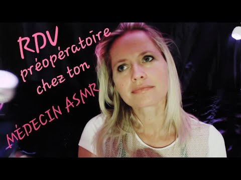 ROLEPLAY RDV DOCTEUR ASMR visite pré opératoire médecin surgeon