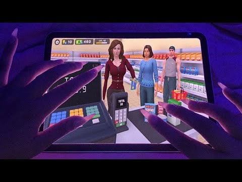 ASMR NO SUPERMERCADO 🛒 GAMEPLAY COM MOUTH SOUNDS E TAPPING