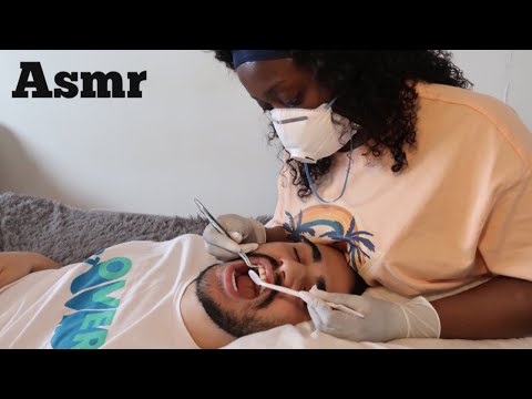 ASMR Plaque Check-Up 🦷 Dental Exam & Cleaning