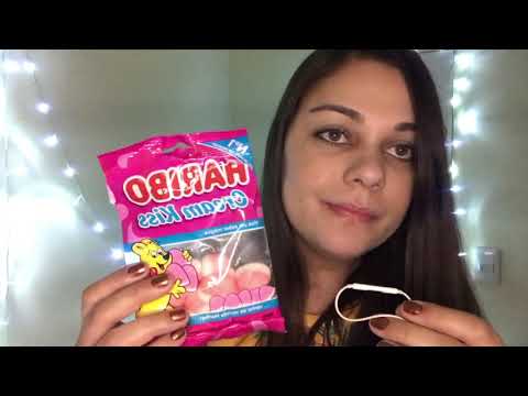 ASMR: COMENDO DOCE (SONS DE EMBALAGENS E MASTIGAÇÃO)