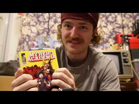 ASMR Tapping and Scratching on Manga Books Again