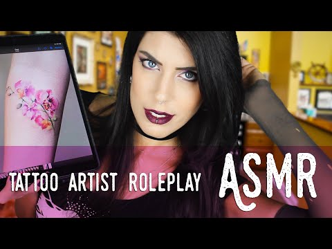 ASMR ita - ✒️ TATTOO ARTIST • ROLEPLAY (Soft spoken)