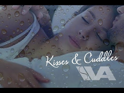 ASMR Kisses & Cuddles Falling Asleep On Top Of You  + Stress Relief Girlfriend Roleplay Thunderstorm