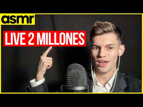 asmr en vivo por los 2 Millones ASMR español para dormir