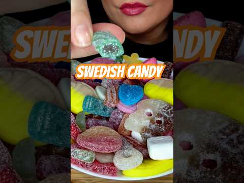 Trying Swedish Candy for the first time #asmr #candy #food #review #gummy