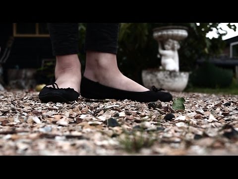Experimental ASMR Video ~ Walking On A Sea Shell Path Outside ~Sleep & Relaxation Sounds