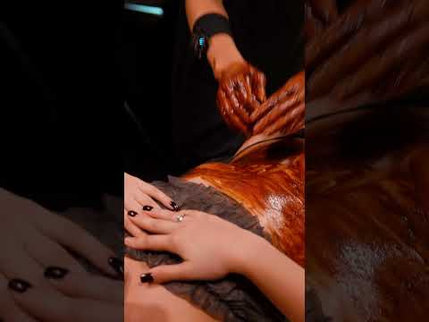 Chocolate Bliss | Relaxing foot and abdominal massage for Anna #asmr