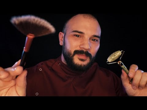The Whispering ASMR Eyebrow Spa 🍃 Gentle Oil Massage and Brushing