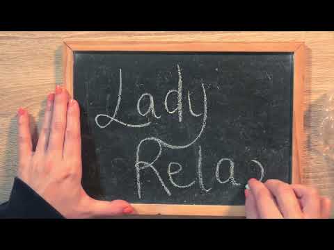 ASMR Writing on a Chalkboard