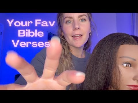Soft Spoken ASMR | Reading My Subscribers’ Favorite Bible Verses for Sleep & Peace