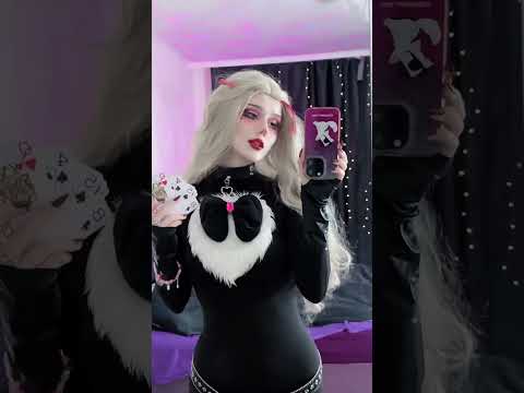 I’m back ✨ #angeldust #hazbinhotel #angeldustcosplay #hazbinhotelcosplay #hazbinhotelseason2