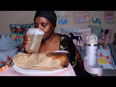 Grilled Cheese With Chips Sub ASMR Eating Sounds