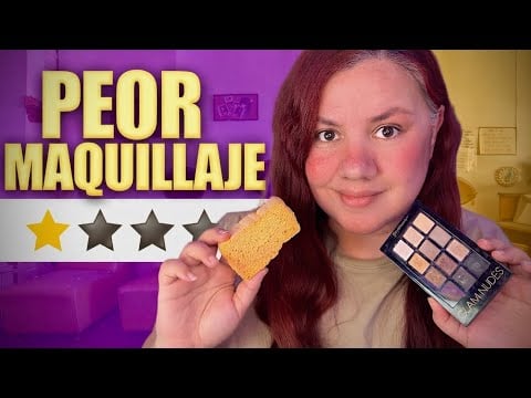 Maquillaje en el PEOR Salon de Belleza de la CIUDAD | ASMR Español | Murmullo Latino