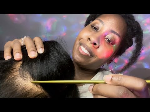 ASMR Scratching And Moisturizing Your Dandruff💥 (Brushing, And Spray Sounds)
