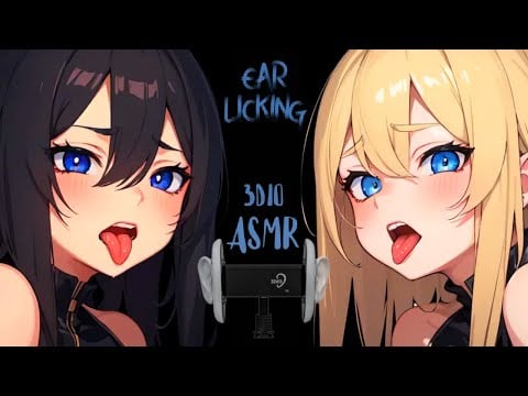 [3DIO ASMR] Ear Licking for Total Relaxation 💗 Cute Inaudible Sounds