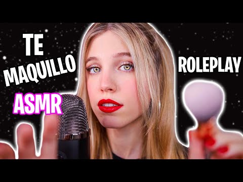 ASMR TE MAQUILLO 💄 ROLEPLAY EN ESPAÑOL (ESPECIAL 600.000 SUSCRIPTORES)