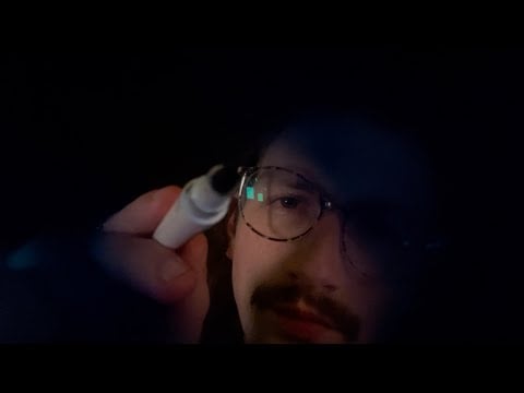 ASMR Drawing On & Testing Your Eyes Roleplay (Full Version)