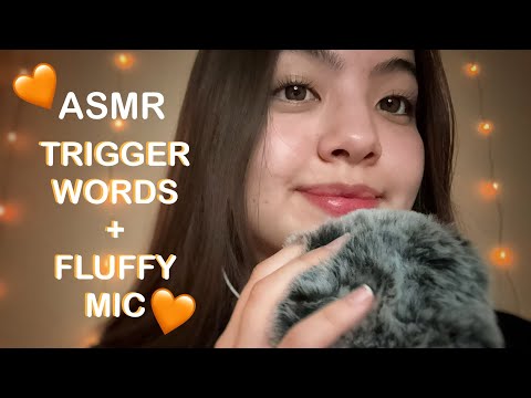 ASMR | Trigger Words + Fluffy Mic!