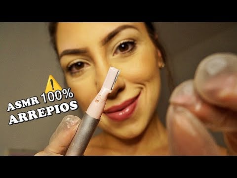 ESSE ASMR VAI TE ARREPIAR DA CABEÇA AOS PÉS 💤 (removendo cada pelinho da sua sobrancelha)