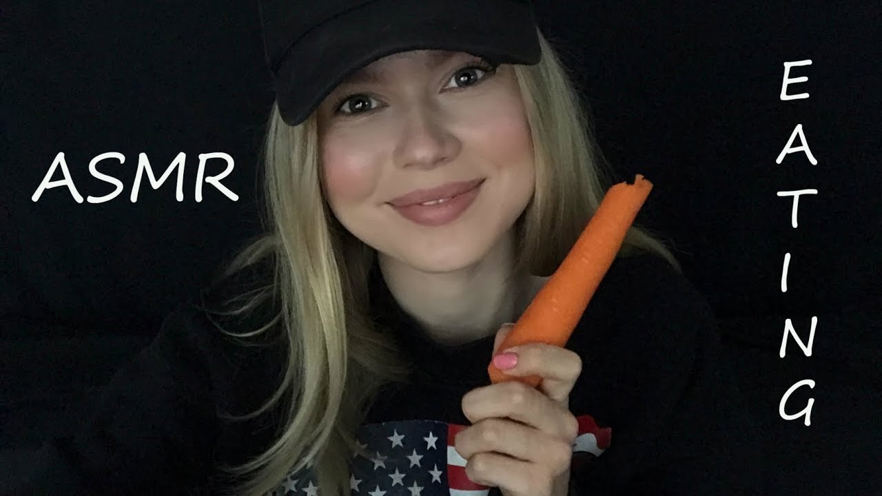 🎧ASMR🎧Eating Apple and Carrot 😋😋 (Food ASMR)