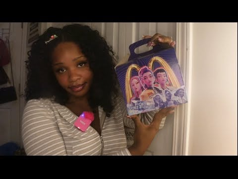 ASMR Huntrix Meal From McDonalds Mukbang