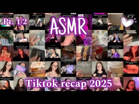 ASMR TikTok recap 2025 | Video compilation part one