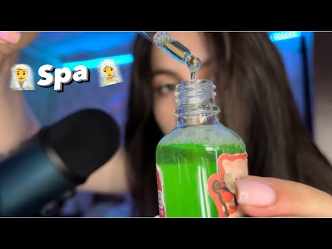 Asmr spa in 1 minute