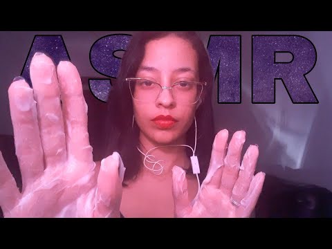 ASMR INTENSE LOTION SOUNDS | PASSANDO CREME NO SEU ROSTO (sons de creme com música no fundo)