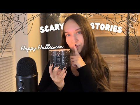 ASMR Scary Stories for Halloween 👻🖤 (Close Up Whispering)