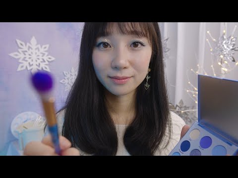 Winter Festival Makeup & Face Painting❄️ ASMR