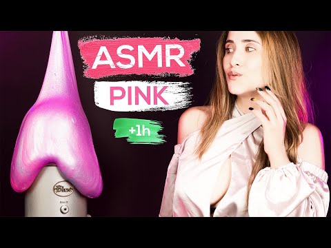 ASMR con NUEVOS TRIGGERS ROSA. +1H de RELAJACIÓN para DORMIR  | ASMR Español | Asmr with Sasha