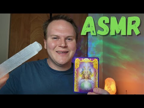 ASMR🦋Crystal Energy For Guidance🦋(Aura Writing, Oracle Card Reading, Reiki Symbol)