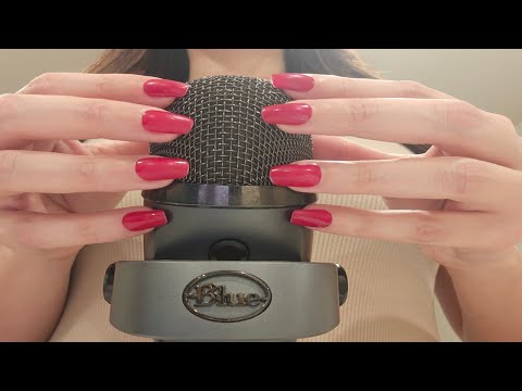 ASMR Scratching and Tapping Mic (No Talking)
