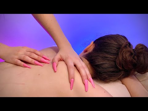 ASMR🪻 Back Scratches, No Talking, For Relaxation, Long Nails, Professional Sound, TINGLES!