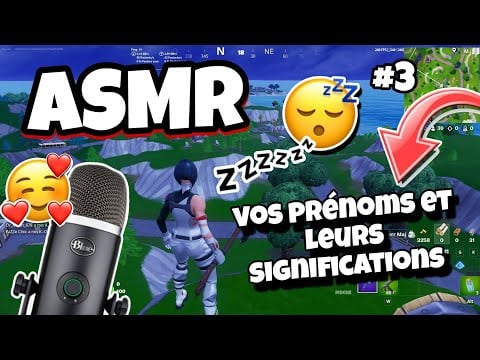 ASMR Français • JE LIS VOS PRÉNOMS ET LEUR SIGNIFICATIONS 😴💤