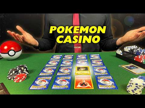 Casino ASMR using Pokemon Cards | ASMR Roleplay