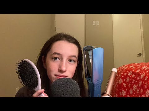 Asmr hair video Day 2 of Christmas