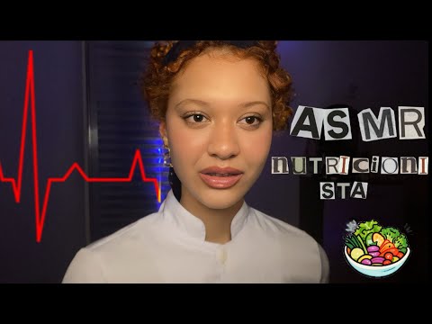 ASMR: CONSULTA COM NUTRICIONISTA (roleplay, voz suave)