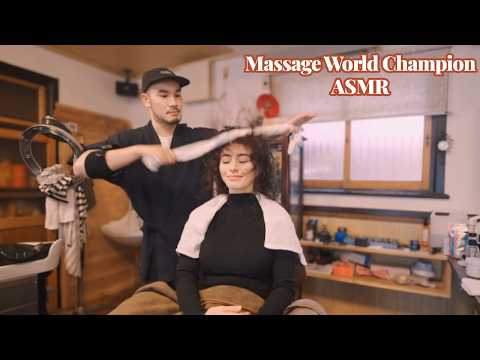 I Met a World Massage Champion from Japan [ASMR] 世界的マッサージマスター