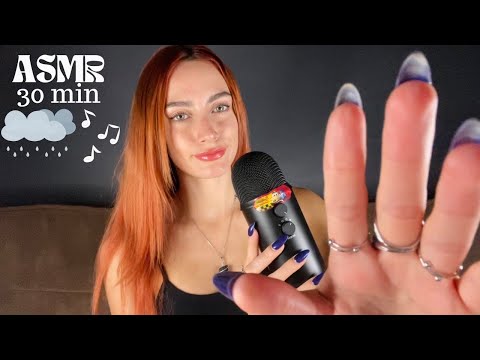 ASMR Meditación Guiada✨+ Lluvia🌧y Música Relajante