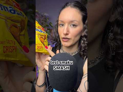 Test smaku SMASH💥 | ASMR po polsku dźwięki chrupania i jedzenia 😋