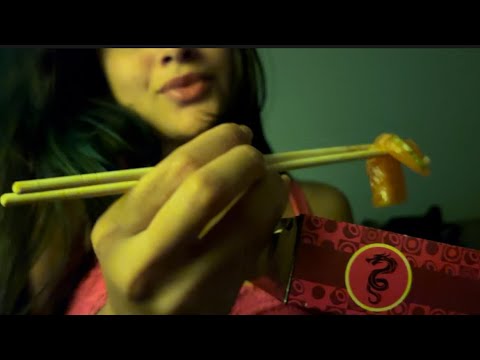 ASMR - Comendo comida japonesa 😋