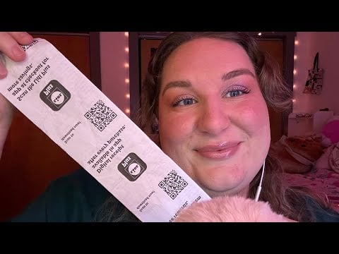 ASMR | Repeating Words On My Grocery Receipt 🍎
