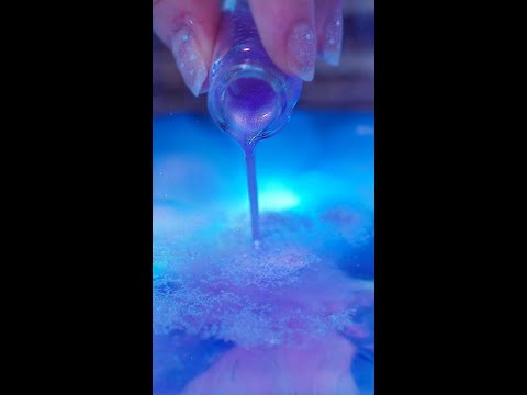 ASMR TINGLE MAGIC 💜💙🔮🪄✨️ #asmr #shorts